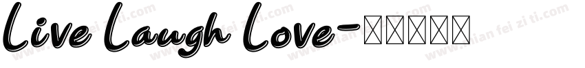 Live Laugh Love字体转换